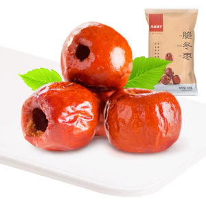 良品鋪?zhàn)狱S驊脆冬棗35g*2空心無核酥脆脆棗紅棗棗子果干零食大棗